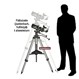 Sky Watcher Startravel 80 AZ3 teleskop (idealiskt för dag och natt!)